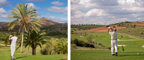 Po lewej stronie: Sheraton Salobre Golf Gran Canaria / Po prawej stronie: Klub golfowy Cabanillas (Kastylia-La Mancha) Po lewej stronie: Sheraton Salobre Golf Gran Canaria / Po prawej stronie: Klub golfowy Cabanillas (Kastylia-La Mancha)