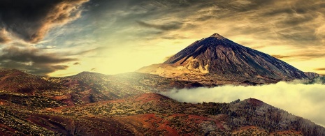 Widok na Teide. Teneryfa Widok na Teide. Teneryfa