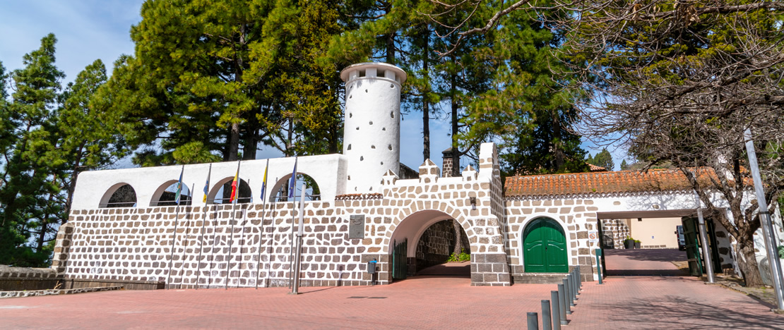 Veduta dell'esterno del Parador de Cruz de Tejeda Veduta dell'esterno del Parador de Cruz de Tejeda