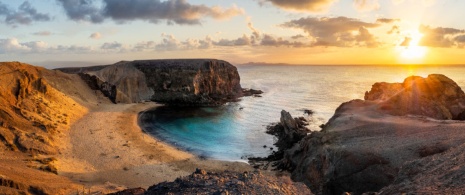 Spiagge Papagayo, Lanzarote, Isole Canarie Spiagge Papagayo, Lanzarote, Isole Canarie