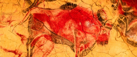 Фрагмент изображения бизона в пещере Альтамира (Сантильяна-дель-Мар, Кантабрия) Фрагмент изображения бизона в пещере Альтамира (Сантильяна-дель-Мар, Кантабрия)