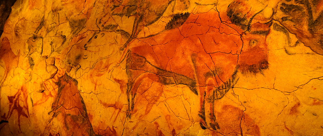Replik der Höhle von Altamira, Kantabrien Replik der Höhle von Altamira, Kantabrien
