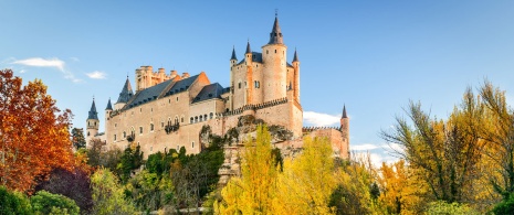 General view of the Alcázar of Segovia General view of the Alcázar of Segovia