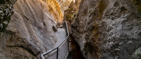 La Yecla gorge in Santo Domingo de Silos, Burgos La Yecla gorge in Santo Domingo de Silos, Burgos