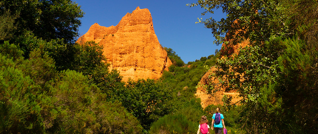 Rodzina w Las Médulas, León Rodzina w Las Médulas, León