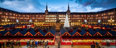 Jarmark bożonarodzeniowy na Plaza Mayor w Madrycie, Wspólnota Madrytu Jarmark bożonarodzeniowy na Plaza Mayor w Madrycie, Wspólnota Madrytu