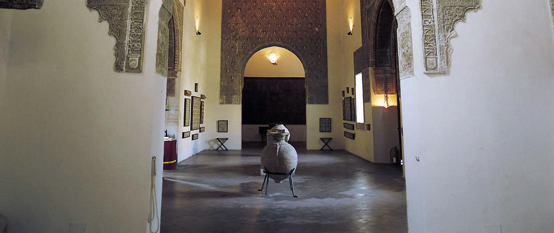 View of the interior of the Taller del Moro Museum, typical Islamic building, Toledo. View of the interior of the Taller del Moro Museum, typical Islamic building, Toledo.