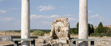 Remains of a Roman Villa in the Carranque Archaeological Park, Toledo. Remains of a Roman Villa in the Carranque Archaeological Park, Toledo.