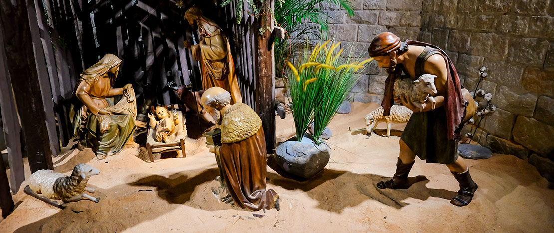 Nativity scene in Barcelona, Catalonia Nativity scene in Barcelona, Catalonia