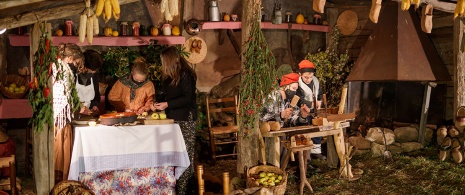 Crèche vivante à La Garrotxa, Gérone Crèche vivante à La Garrotxa, Gérone