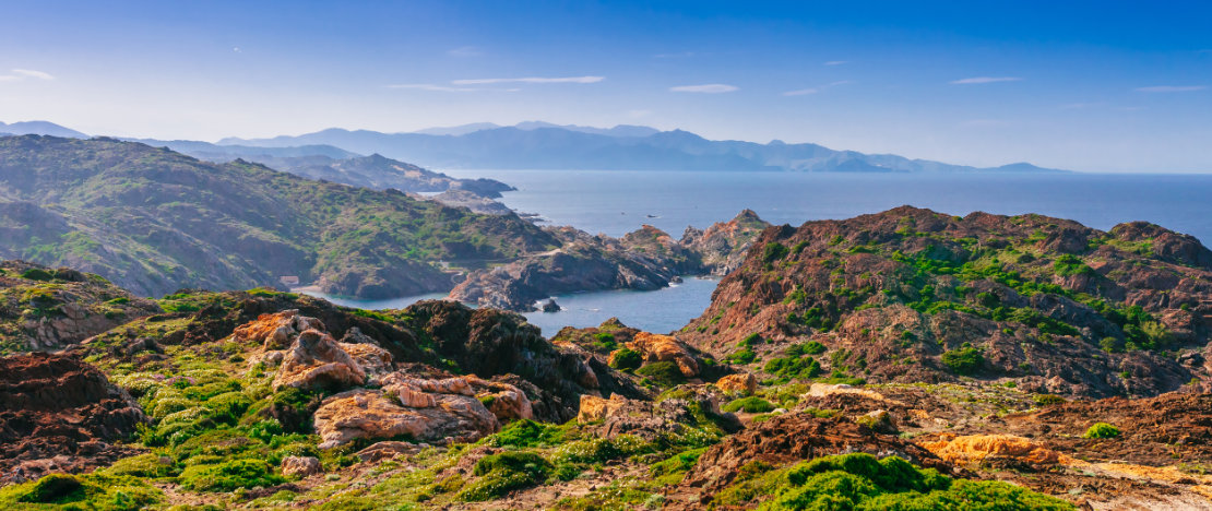 Vue du parc naturel de Cap de Creus dans la province de Gérone, Catalogne Vue du parc naturel de Cap de Creus dans la province de Gérone, Catalogne
