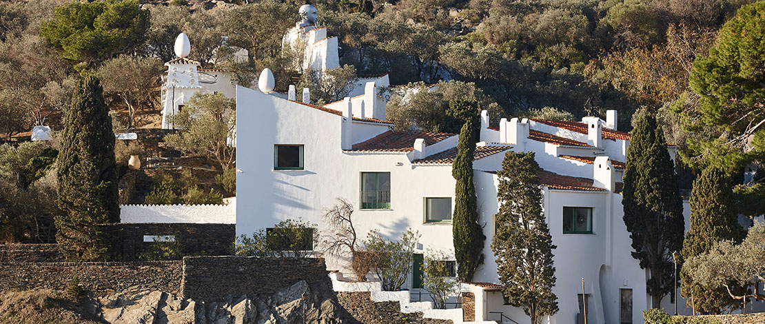Vista generale della Casa di Salvador Dalí a Portlligat