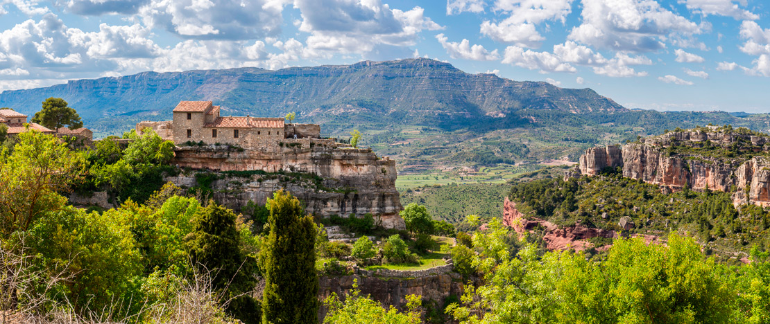 Veduta di Siurana a El Priorat, Tarragona Veduta di Siurana a El Priorat, Tarragona