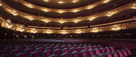 Intérieur du Gran Teatre del Liceu à Barcelone, Catalogne Intérieur du Gran Teatre del Liceu à Barcelone, Catalogne