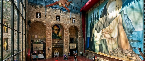 Interior of the Dalí Theatre-Museum in Figueres Interior of the Dalí Theatre-Museum in Figueres