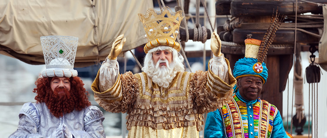 The Three Wise Men at the port of Barcelona The Three Wise Men at the port of Barcelona
