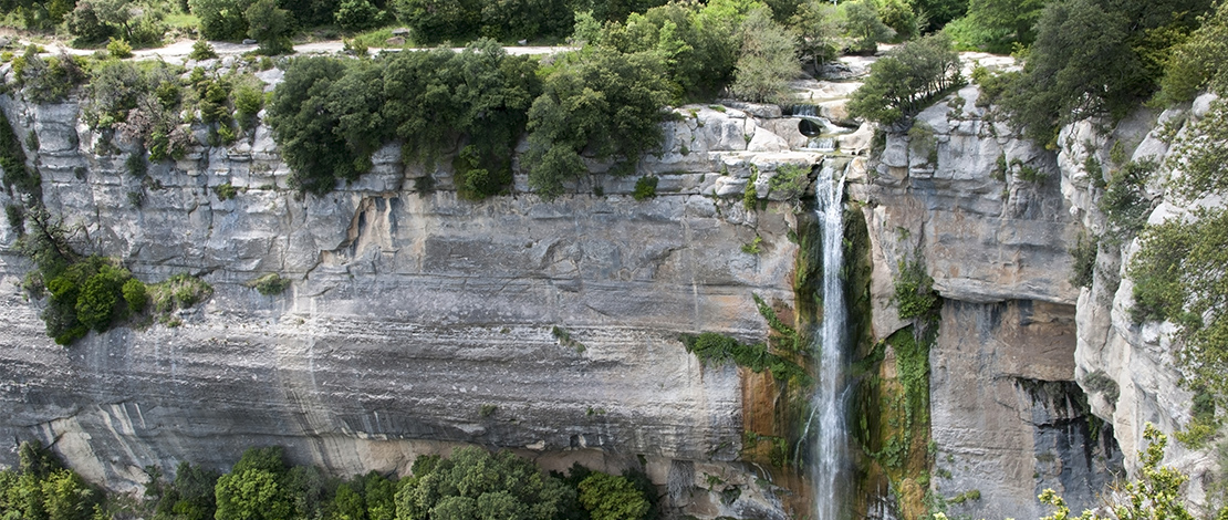 Vista del Salto de Sallent, Rupit Vista del Salto de Sallent, Rupit