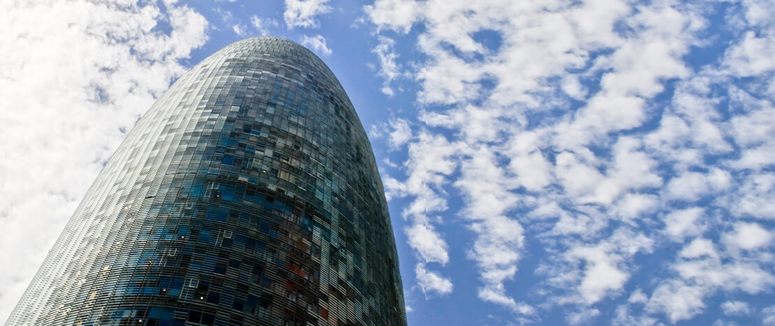 Torre Glòries in Barcelona, formerly known as Torre Agbar Torre Glòries in Barcelona, formerly known as Torre Agbar