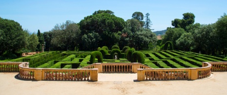 View of the Laberint d'Horta in Barcelona, Catalonia View of the Laberint d'Horta in Barcelona, Catalonia