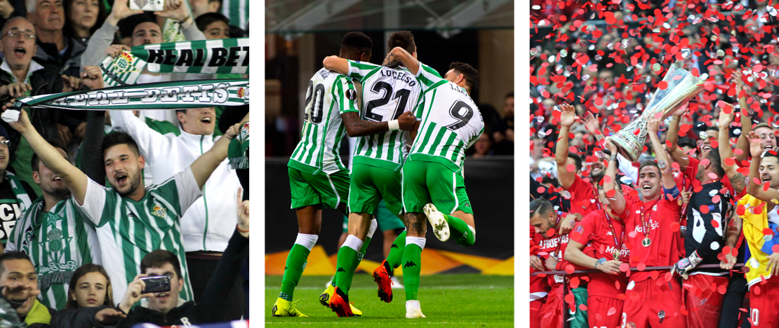Aficionados, jugadores del Real Betis y del Sevilla, Andalucía Aficionados, jugadores del Real Betis y del Sevilla, Andalucía