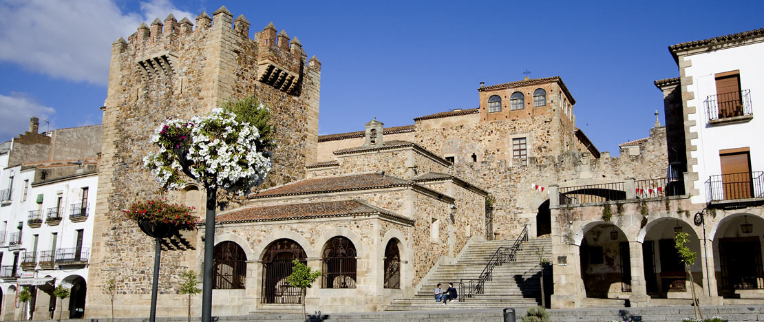 カセレスのマヨール広場 カセレスのマヨール広場