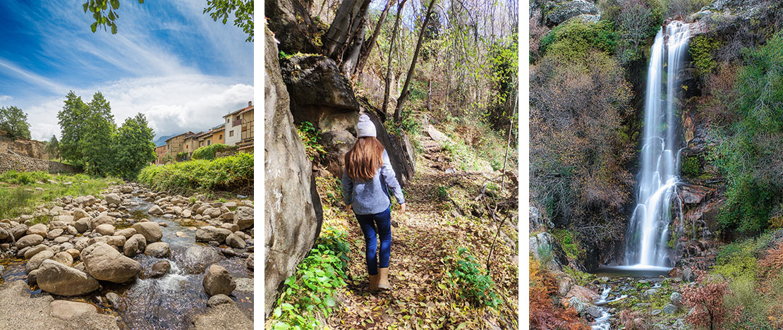 Pueblo de Hervás y senderismo hasta la Chorrera de Hervás, Extremadura