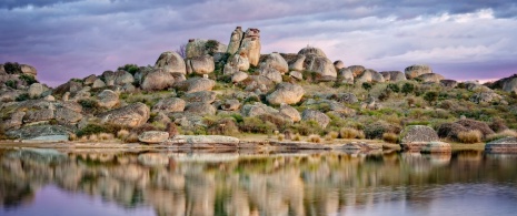 Natural monument of Los Barruecos de Malpartida in Cáceres, Extremadura Natural monument of Los Barruecos de Malpartida in Cáceres, Extremadura