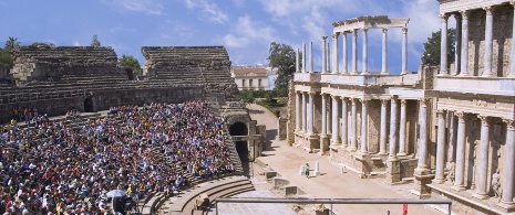 Roman theatre in Mérida Roman theatre in Mérida