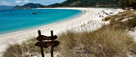Rodas beach, Vigo (Pontevedra, Galicia) Rodas beach, Vigo (Pontevedra, Galicia)