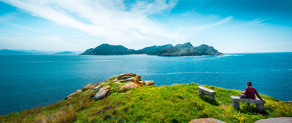Panorámica de las Islas Cíes Panorámica de las Islas Cíes