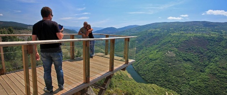 Punkt widokowy A Capela. Ribeira Sacra. Galicja Punkt widokowy A Capela. Ribeira Sacra. Galicja