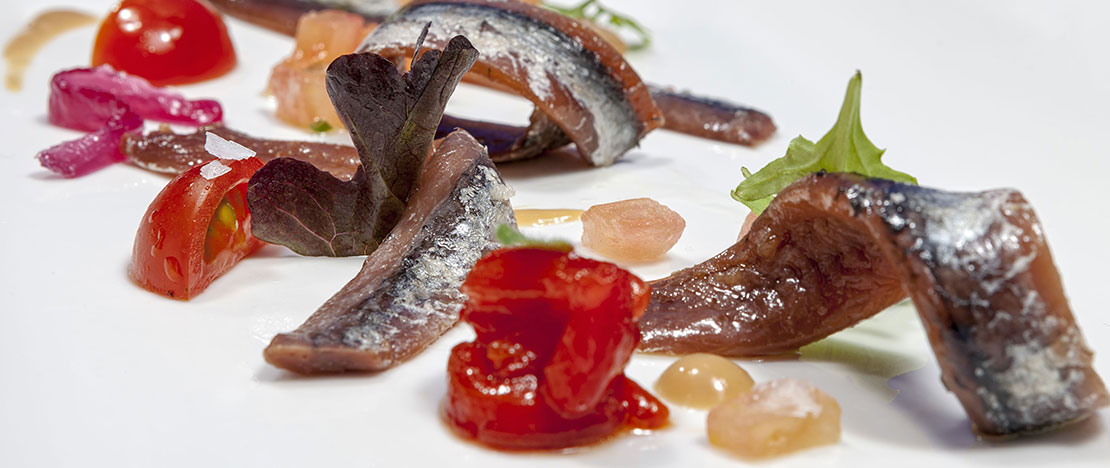 Santoña Anchovies with Island Peppers Santoña Anchovies with Island Peppers