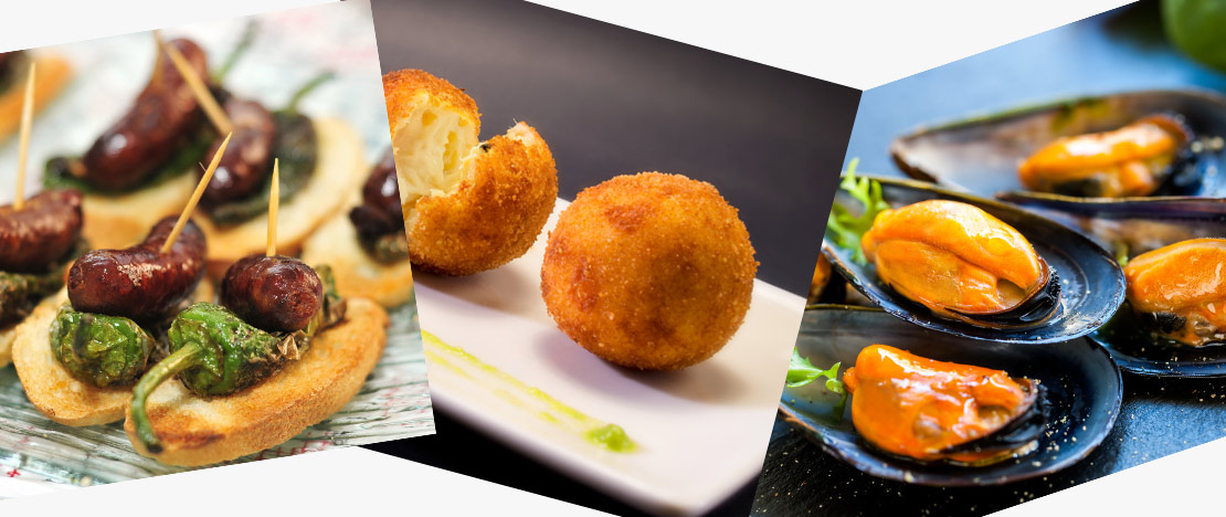 Assorted tapas Assorted tapas