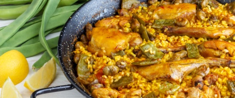Valencianische Paella Valencianische Paella