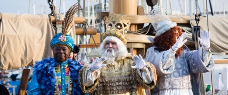 Representación de la llegada de los Reyes Magos de Oriente Representación de la llegada de los Reyes Magos de Oriente