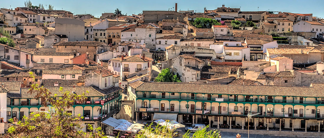 Vue de Chinchón, Communauté de Madrid Vue de Chinchón, Communauté de Madrid