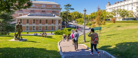 Madryckie Muzeum Prado z zewnątrz Madryckie Muzeum Prado z zewnątrz