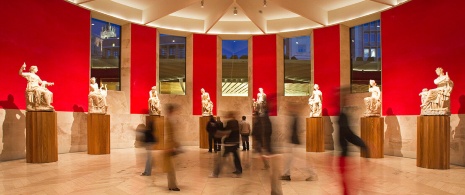 The Hall of the Muses in the Prado Museum The Hall of the Muses in the Prado Museum