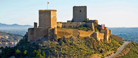Château de Lorca, région de Murcie Château de Lorca, région de Murcie