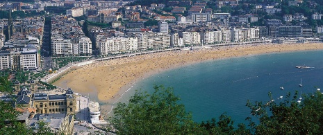 Plage de La Concha, Donostia-Saint-Sébastien Plage de La Concha, Donostia-Saint-Sébastien
