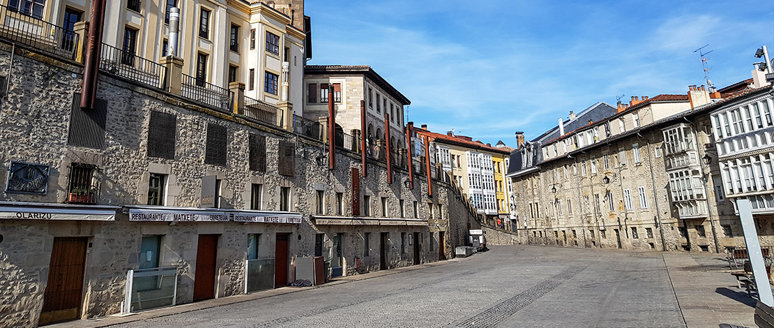 Vue de la place du Machete, Vitoria Vue de la place du Machete, Vitoria
