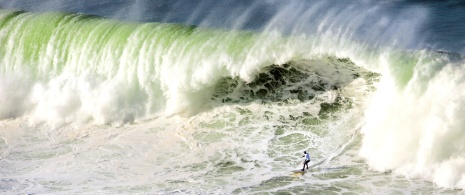 Surfing off the coast of Getxo (Bizcaya, the Basque Country) Surfing off the coast of Getxo (Bizcaya, the Basque Country)