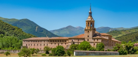 View of the Yuso Monastery in San Millan de la Cogolla, La Rioja View of the Yuso Monastery in San Millan de la Cogolla, La Rioja