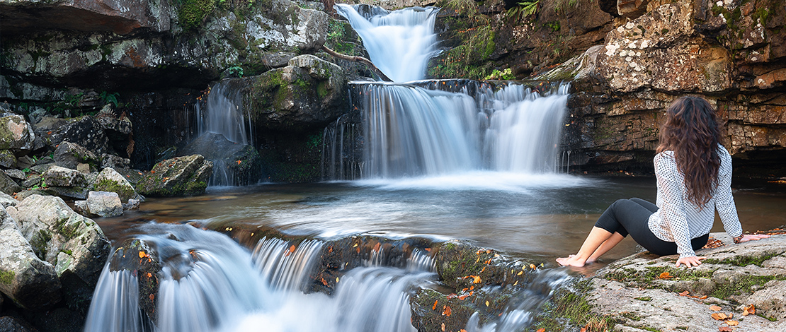 Route of the Puente Ra waterfalls, La Rioja Route of the Puente Ra waterfalls, La Rioja