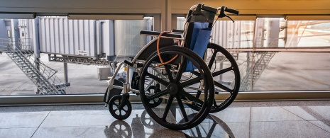 Wheelchair at the airport Wheelchair at the airport