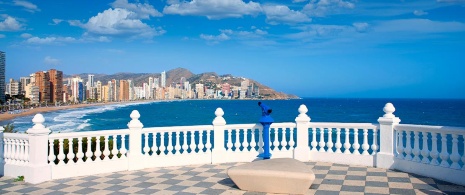 Punkt widokowy Mirador del Castillo. Benidorm Punkt widokowy Mirador del Castillo. Benidorm