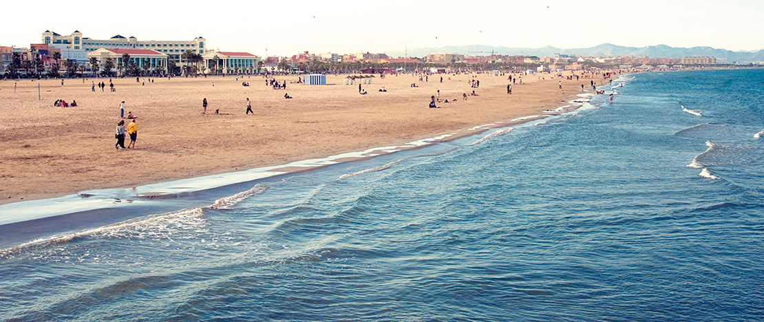 Plage de la Malvarrosa, Valence 