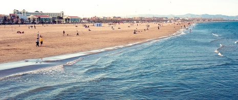 Plage de la Malvarrosa, Valence Plage de la Malvarrosa, Valence