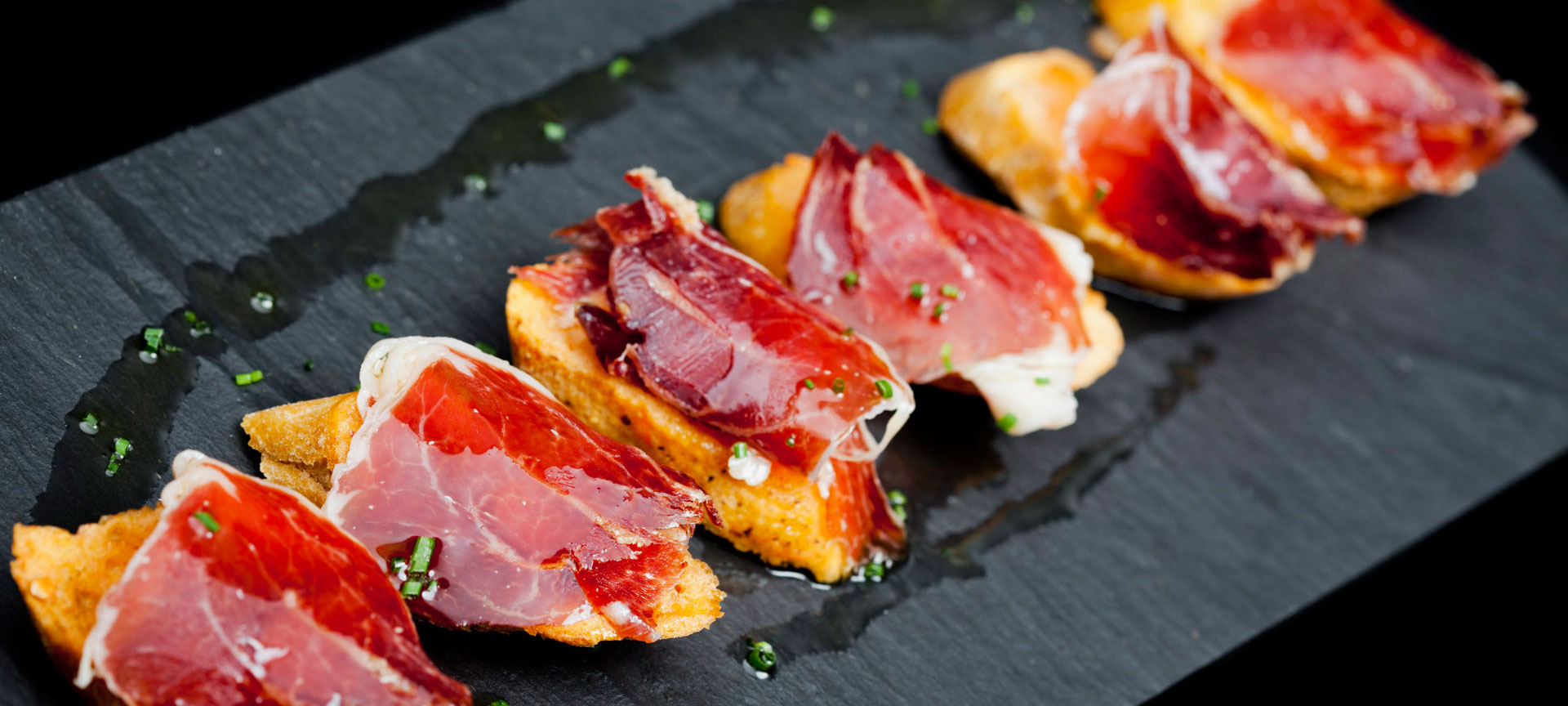 Ham on bread