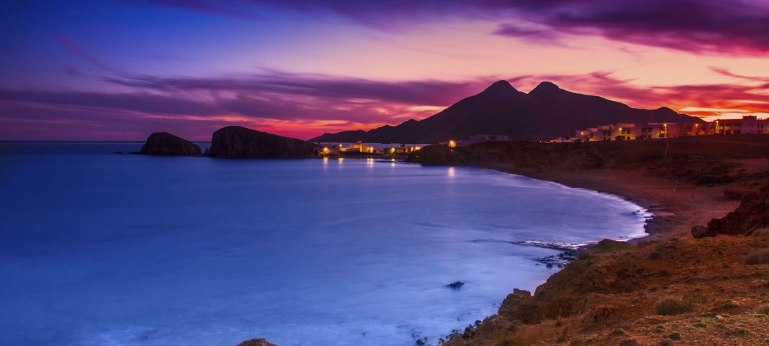 Isleta del Moro in Cabo de Gata, Almería Isleta del Moro in Cabo de Gata, Almería
